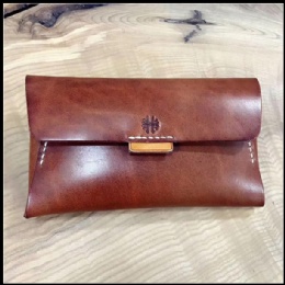 highest quality full grain cow leather men's trendy design purse