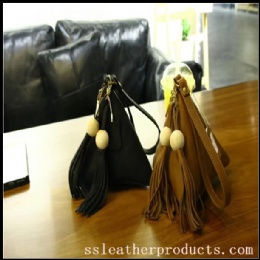 fashion designed first layer leather bag lovely lady leather clutch