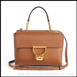 2018 hot sale original manufacturer top layer leather lady shoulder bag