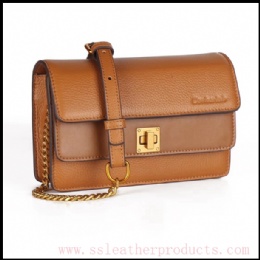 2018 newest design original manufacturer lady fashion real leather shoulder bag